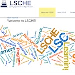 Wordle image of LSCHE words by frequency
