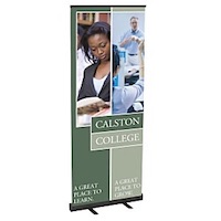 Image of a retractable banner