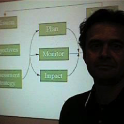 photo of Guillermo Uribe’s presentation