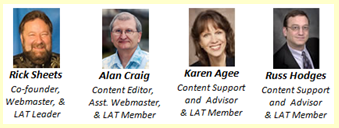 Photo of the LSCHE 2.0 Coordinator Team members: Rick Sheets, Alan Craig,  Karen Agee, Alan Craig, and Russell Hodges.