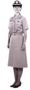 photo of Cindy Peterson in Naval Reserve officer uniform