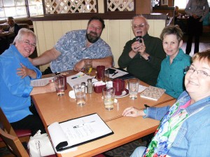 photo of Frank Christ with friends