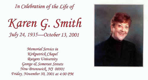 image of Celebration of Life for Karen Smith