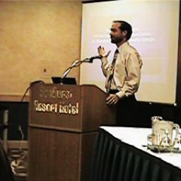 photo of David Gerkin at podium